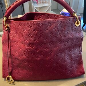 Louis Vuitton Raspberry Artsy MM Monogram Empriente